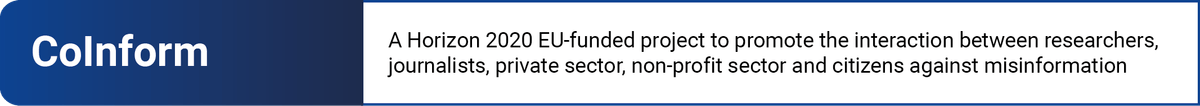 CoInform EU initiative tool to fight disinformation
