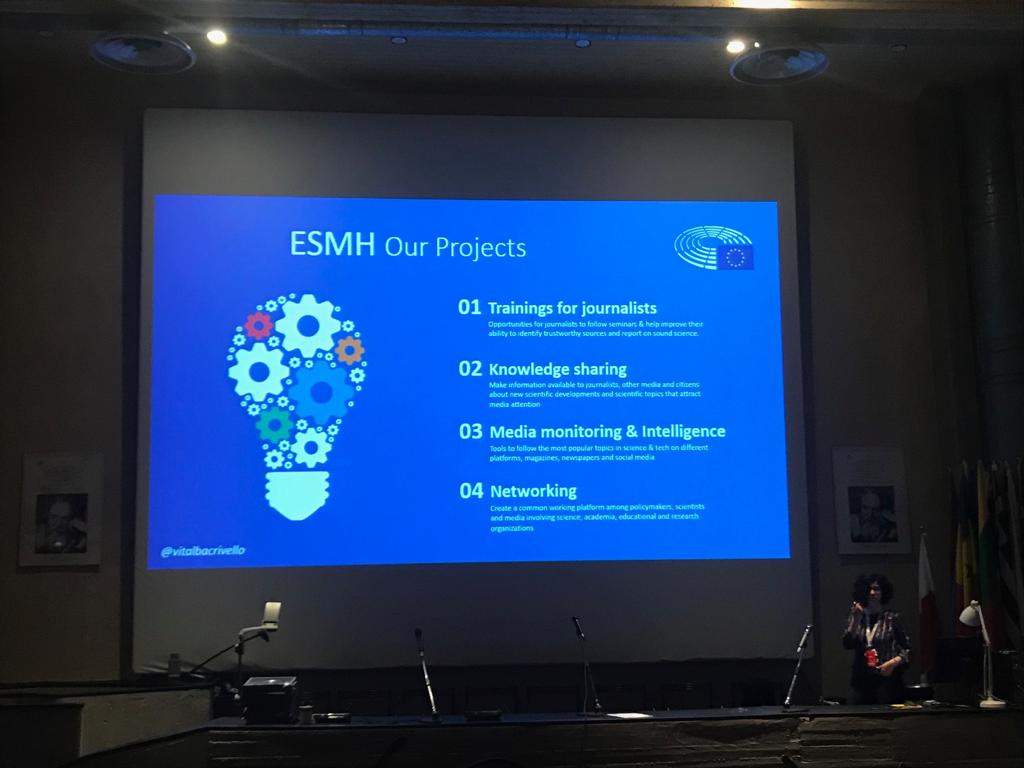 The International Science Journalism School, Erice ESMH projects