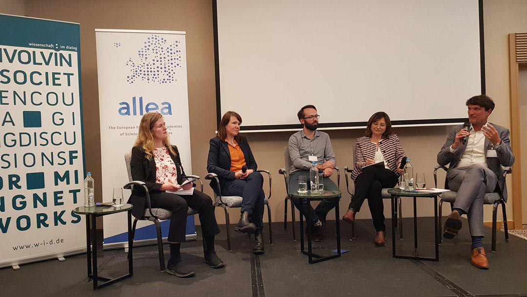 Panel picture of ALLEA meeting April 2022 Panel picture of ALLEA meeting April 2022